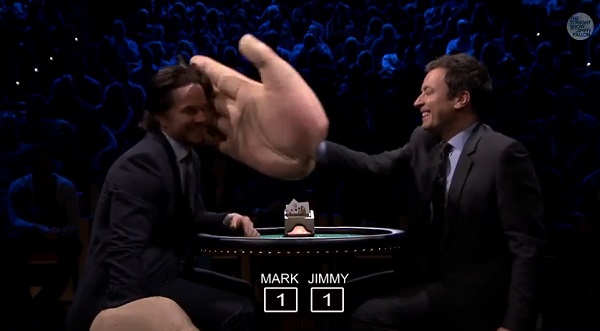 Jimmy Fallon Slaps Mark Wahlberg With Giant Hand In Slapjack Newstalk Florida N 